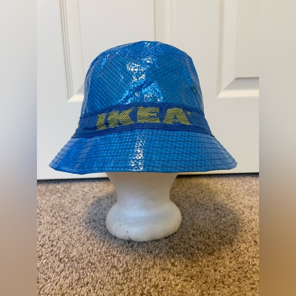 IKEA‎ Blue Bucket Hat Lined One Size Limited Edition Fisherman Hat - Picture 1 of 4